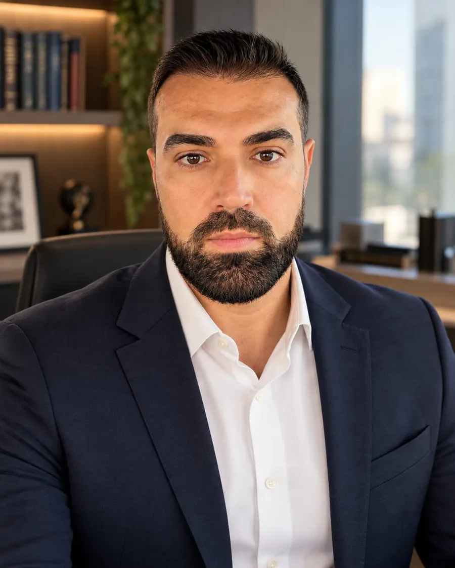 Renato Omelczuk Loschiavo no escritório em São Paulo